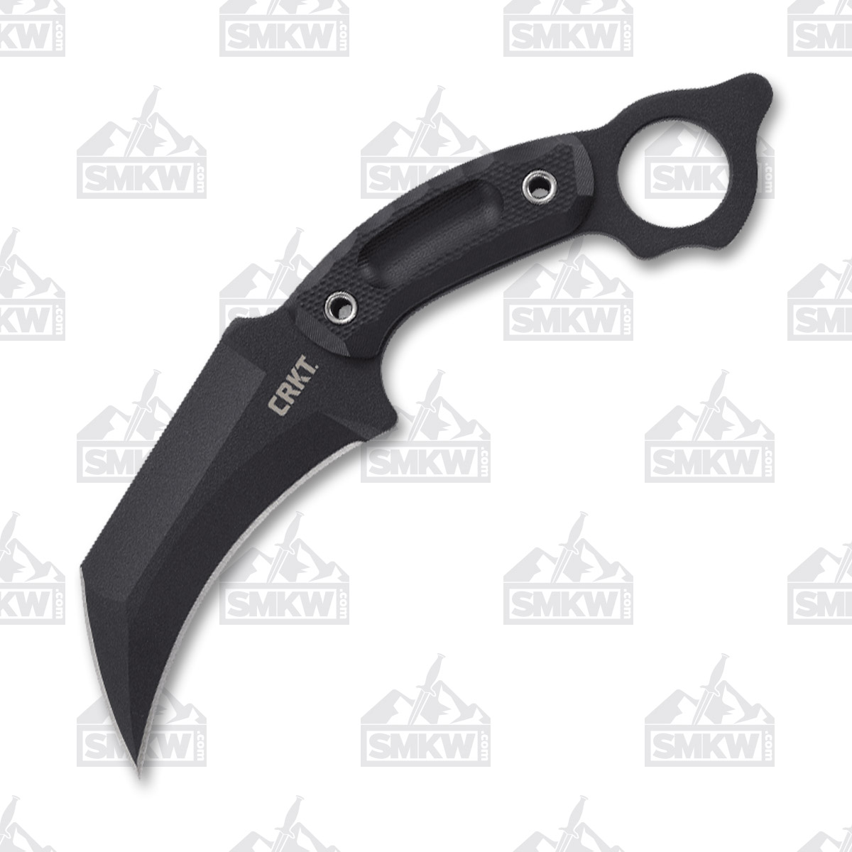 CRKT Du Hoc Karambit G10 Black 5.10in Plain Edge Black Hawkbill CR2630 View 2