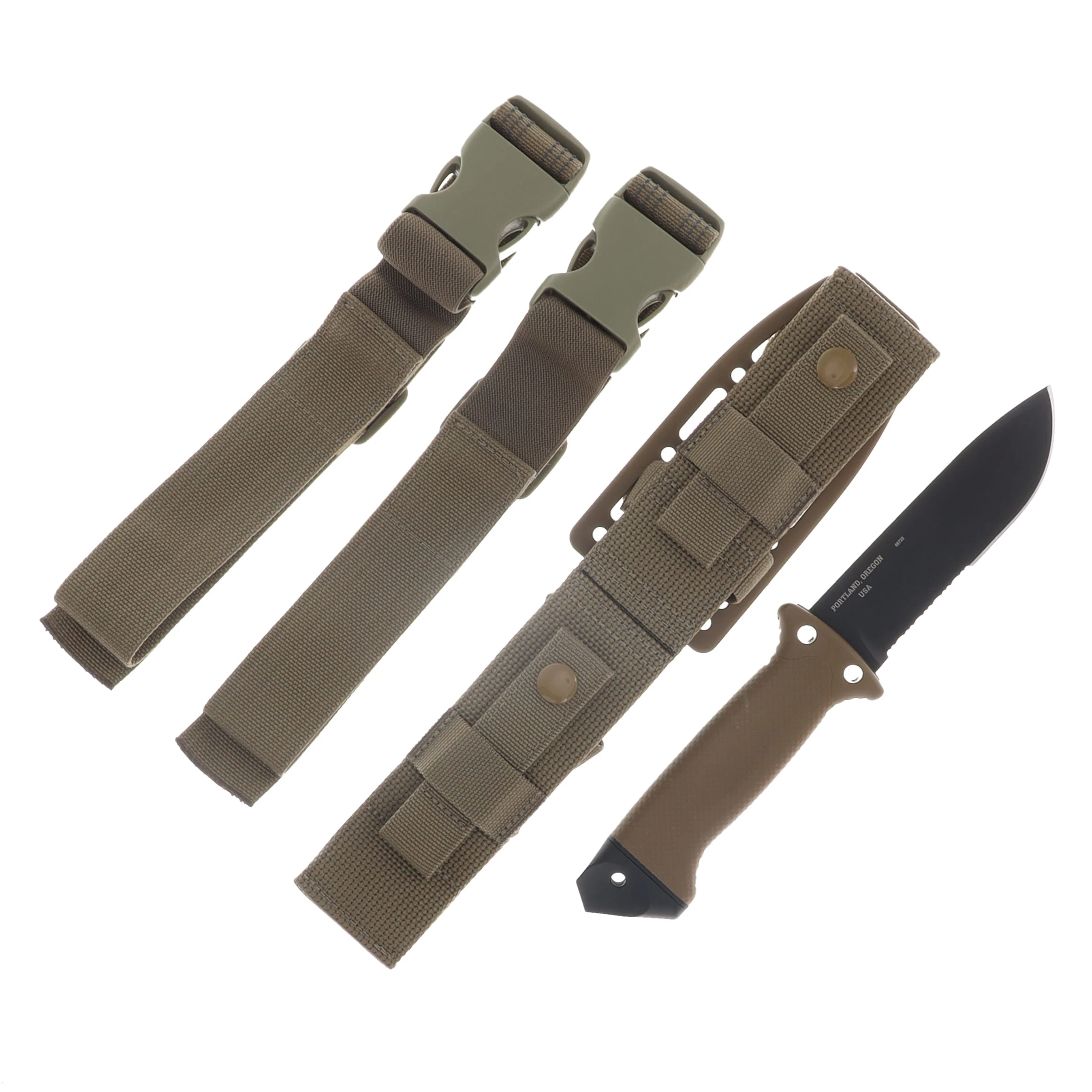 Gerber LMF II Infantry Fixed Blade Knife - Coyote Brown - Part Serrated G1463 View 3