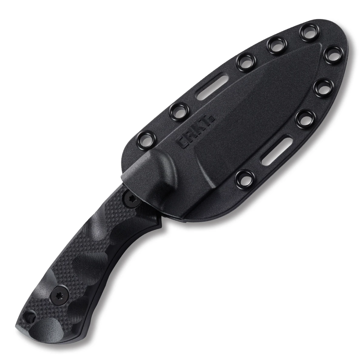 CRKT Siwi 3.34 Inch Plain Black Powder Coated Drop Point CR2082 View 4