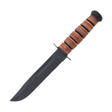 KA-BAR Single Mark Utility Knife Fixed Blade 7in Black Clip Point KA1320 View 2