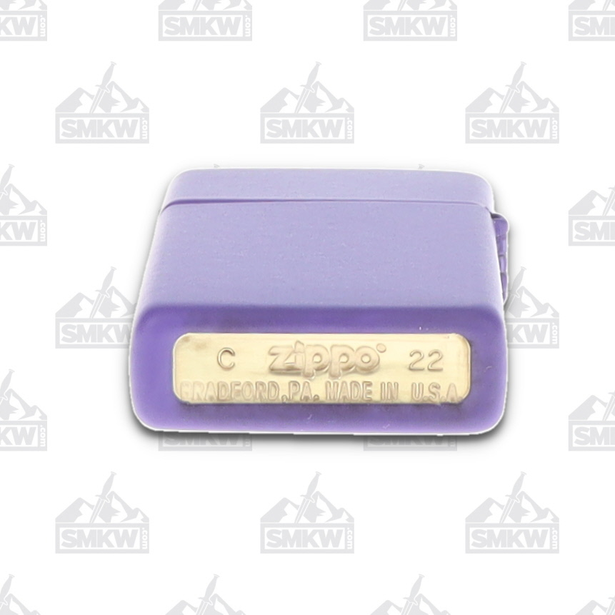 Zippo Slim Purple Matte Lighter ZP1637 View 19