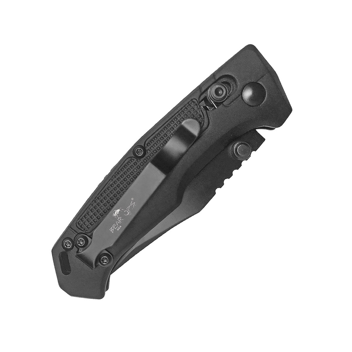 Bear & Son Bear Ops Rancor IV Folding Knife Black BRMC500ALBKB View 2