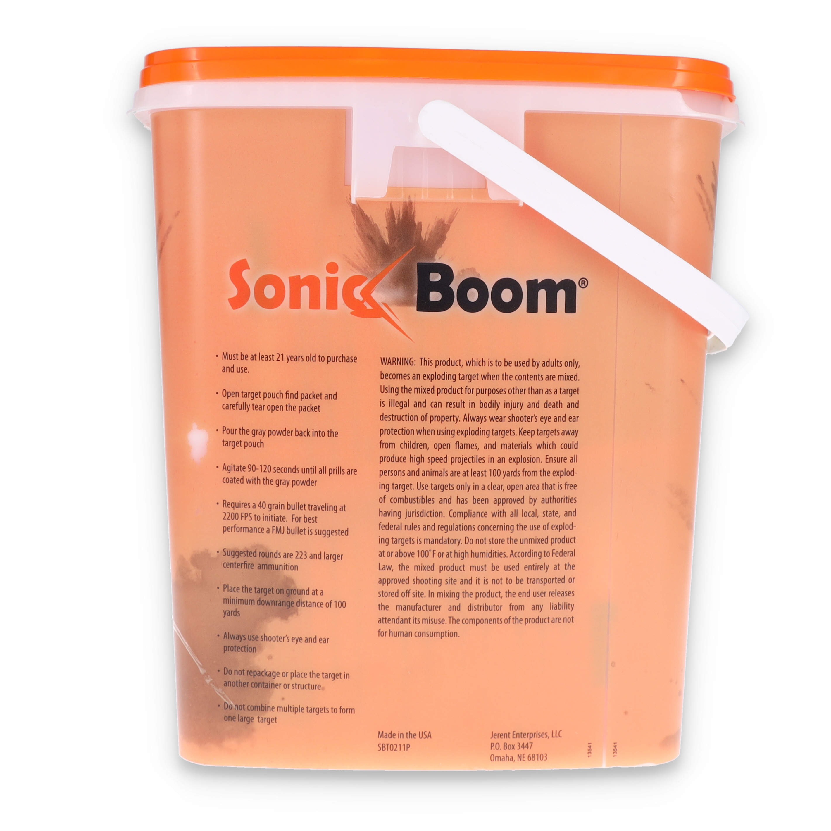 Sonic Boom Two Pound Pack 22LB Bucket SBT0211P View 5