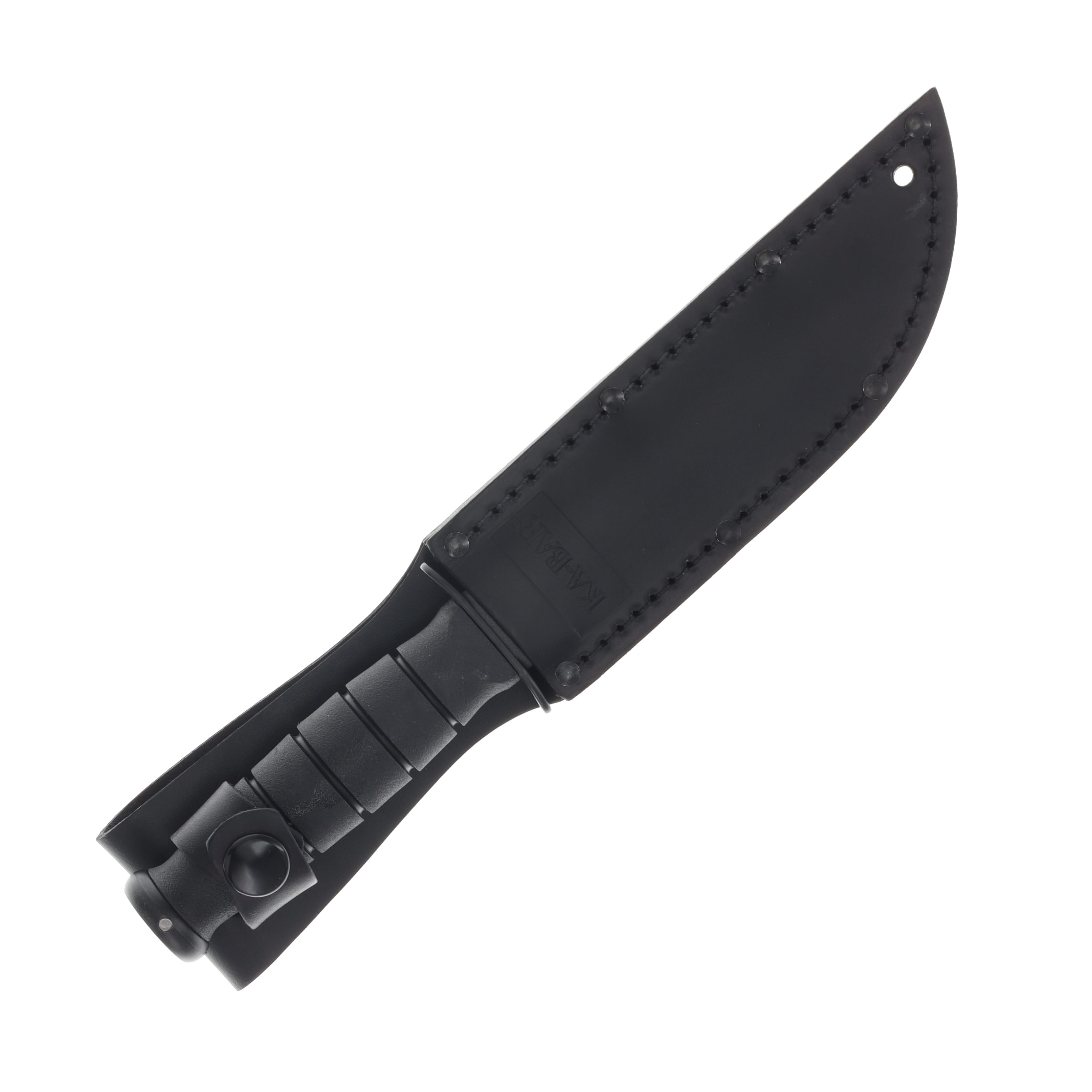 KA-BAR Short 5.25in Tanto Black Serrated Fighting Fixed Blade Knife KA1255 View 4