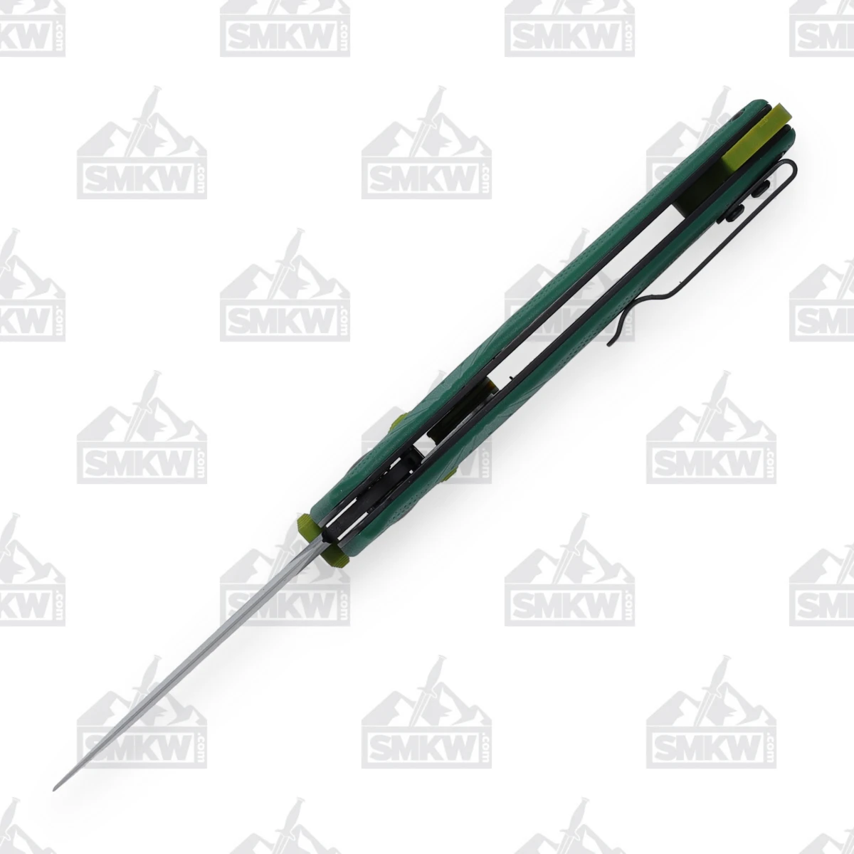SOG Aegis AT Folding Knife Forest - Moss 3.13 Inch Plain Black Tanto SOG11411341 View 15