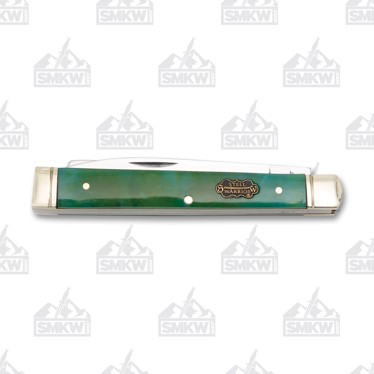 Frost Steel Warrior Green Swirl Doctor's Knife FRSW120CW View 2