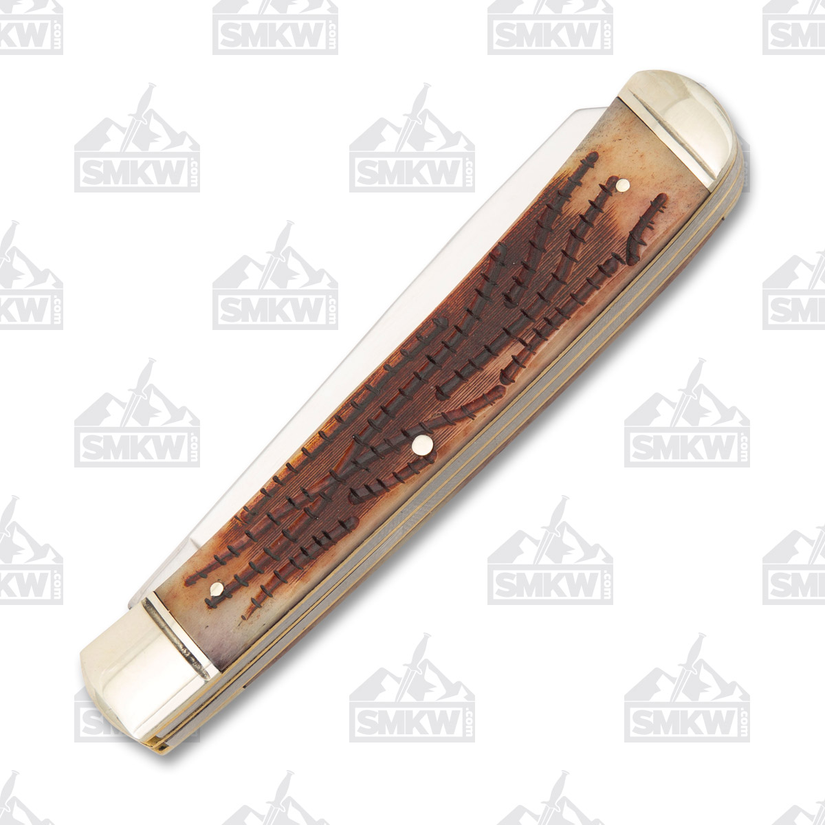Rough Ryder Stag Bone Trapper Folding Knife RR154 View 4