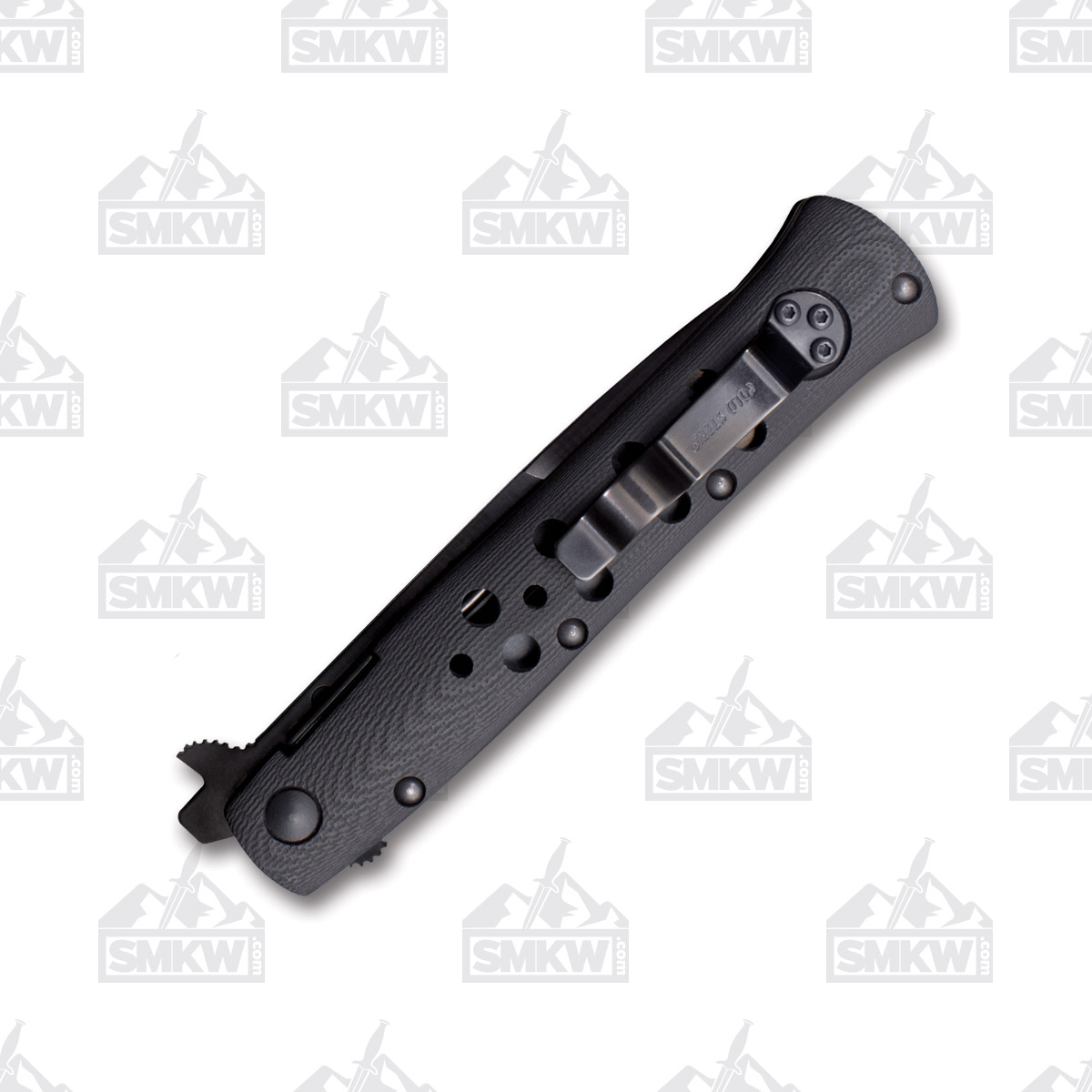 Cold Steel Ti-Lite Folding Knife 4in Black Plain Spear Point Blade 26C4 CS26C4 View 3