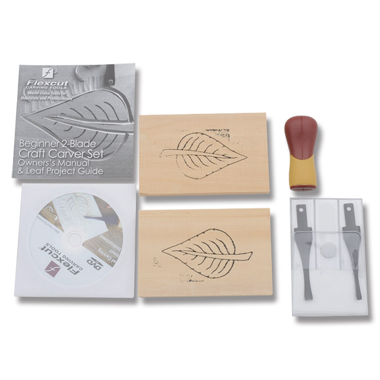 Flexcut Beginner 2-Blade Craft Carver Set FTSK111 View 1