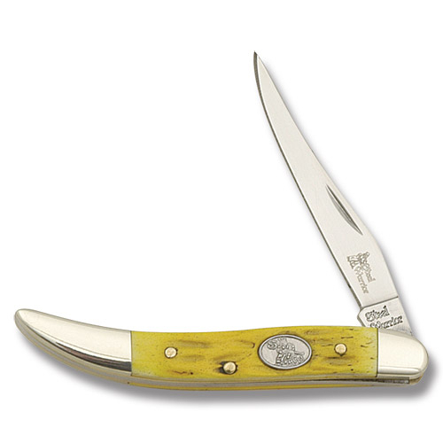 Frost Steel Warrior Folding Knife Banana Jigged Bone Toothpick FRSW109BNJ View 1
