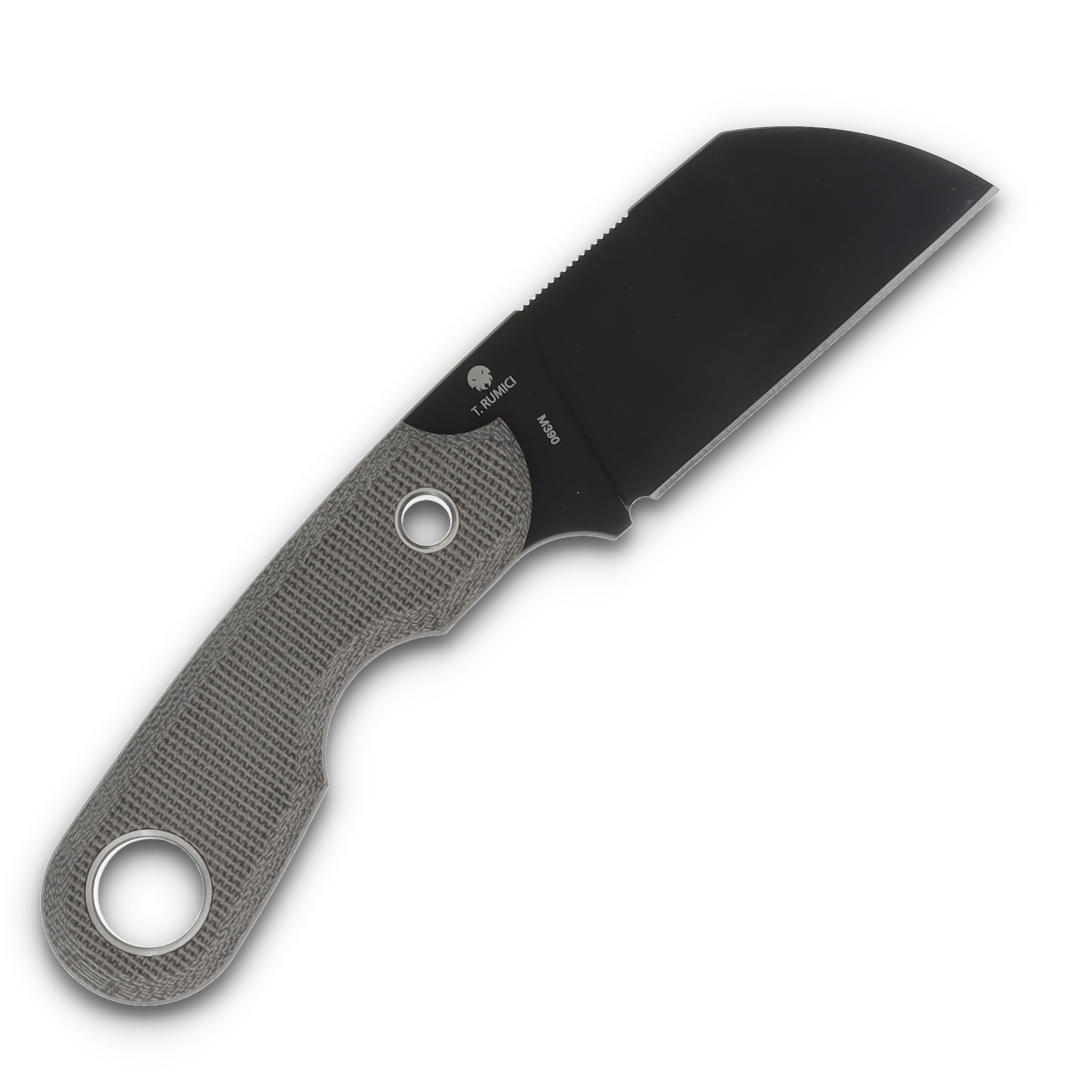 Viper Knives Berus 2 Fixed Blade Green Canvas Micarta 2.44in Black Blade VT4014DCG View 4
