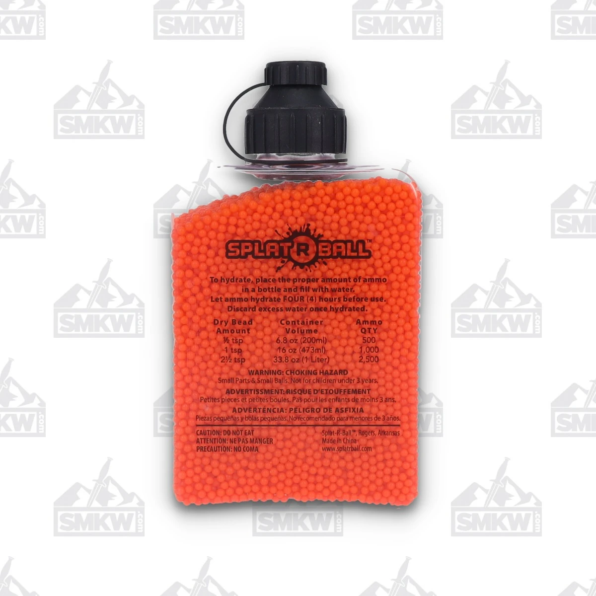 SplatRBall 20k Certified Water Bead Orange Ammo 950022 View 6
