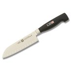 Zwilling J.A. Henckels Four Star 5" Hollow Edge Santoku 1001632 View 2