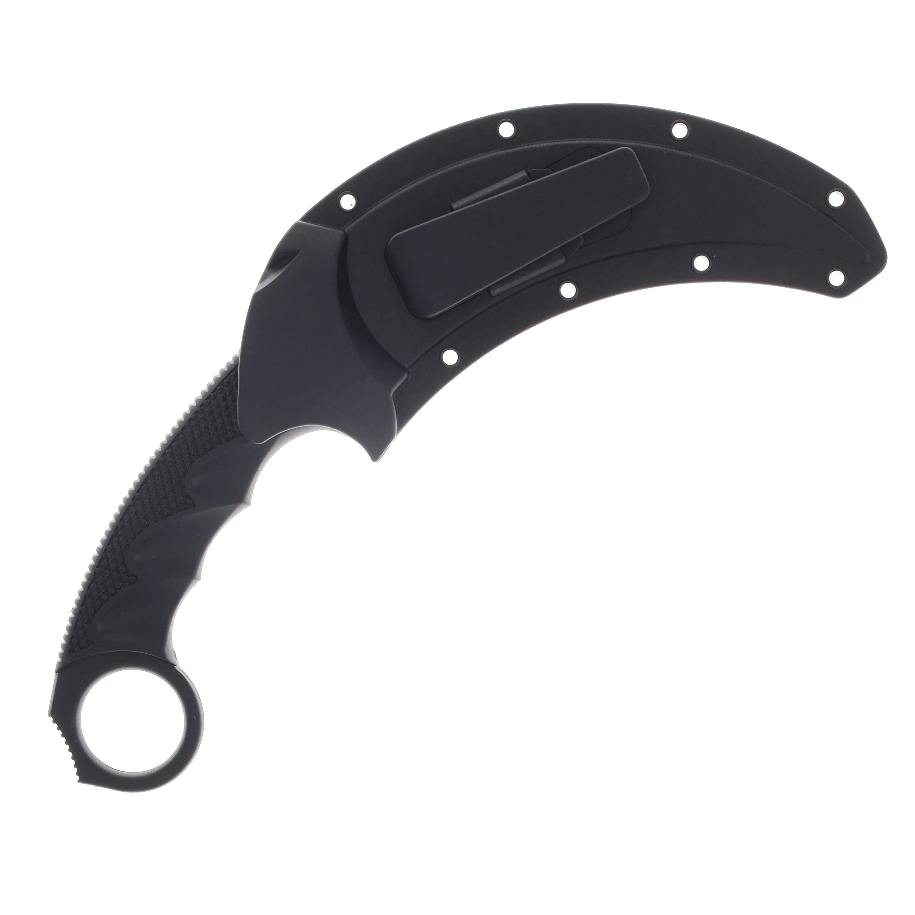 Cold Steel 49KST Steel Tiger Fixed Blade Karambit 4.75in Stonewash Blade CS49KST View 4