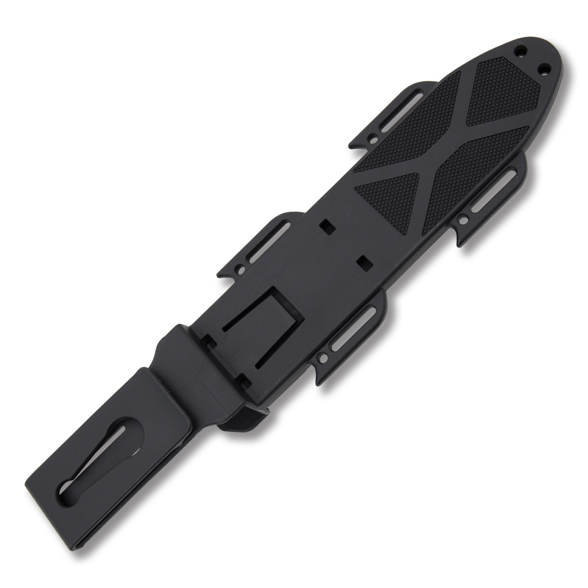 Combat Ready Survival Knife 7.5in Black Clip Point Fixed Blade CBR372 View 4