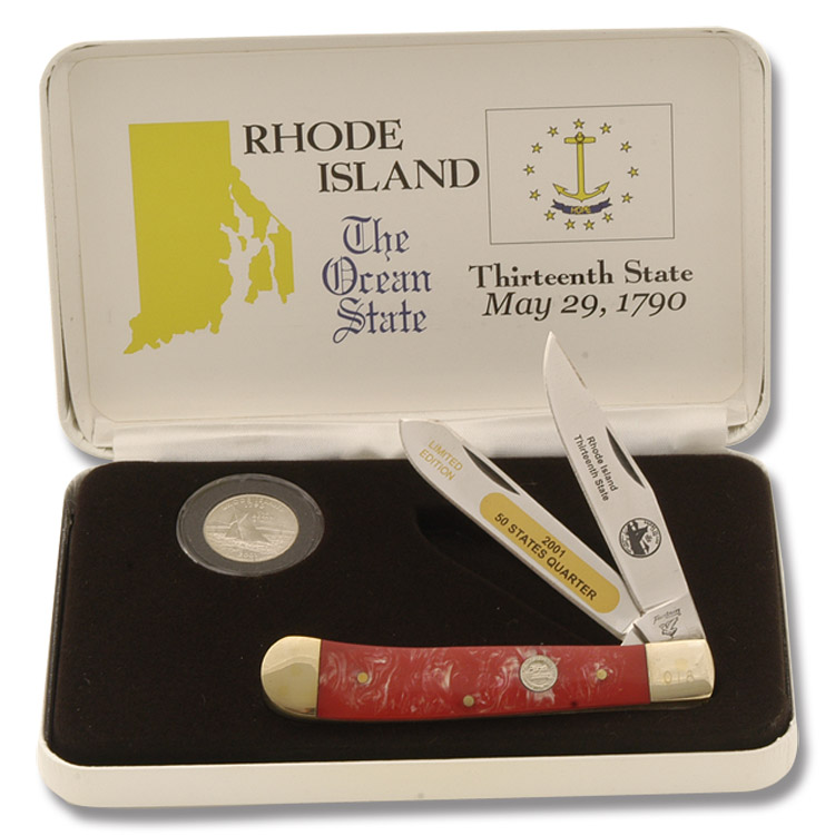 Frost Cutlery Rhode Island State Quarter & Trapper Collector Set FR312RI View 1