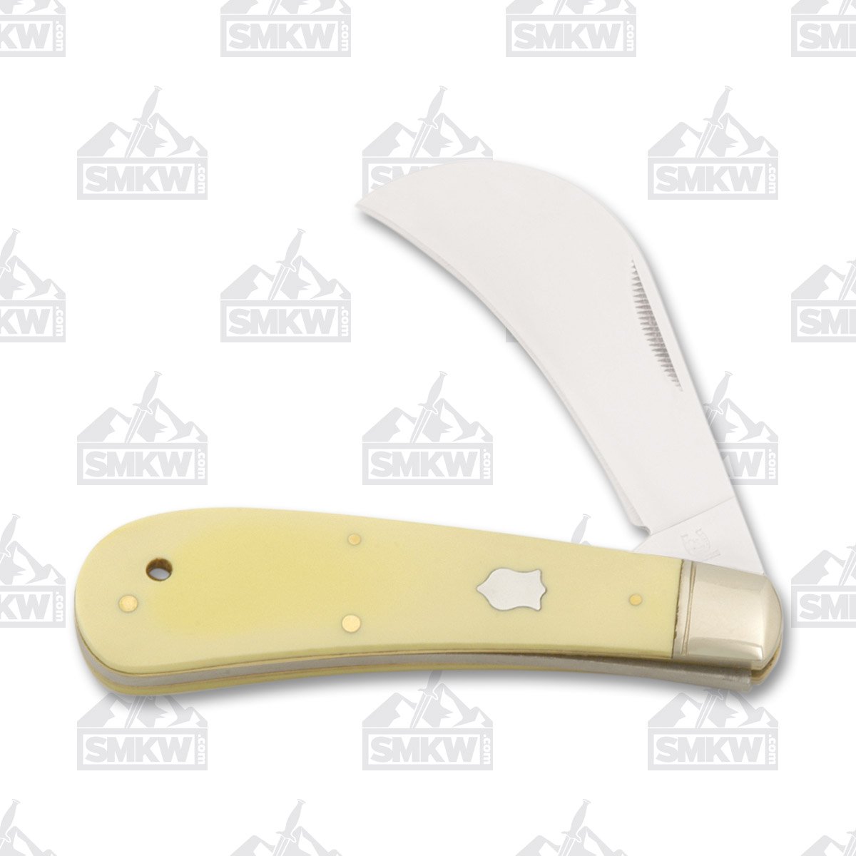 Rough Rider 603 Large Stockman Folding Pocket Knife with Yellow Synthetic  Handle - Knife Country, USA