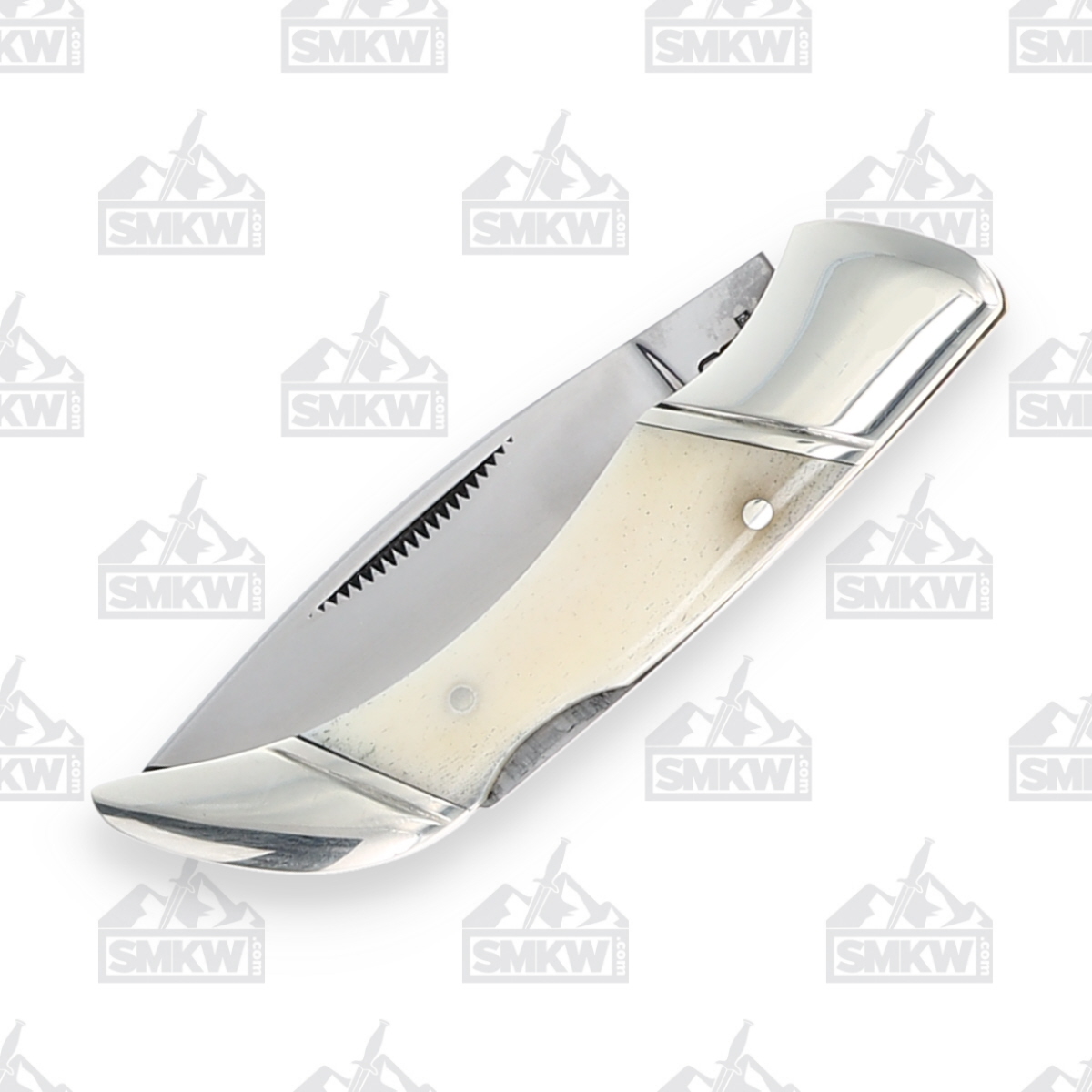Rough Ryder White Smooth Bone Lockback Folding Knife RR137 View 7