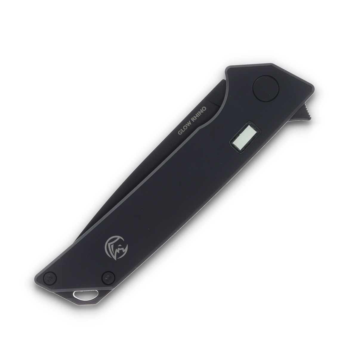 Glow Rhino Reactor Folding Knife Black PVD/Green Tritium KNIFE101TIPV View 5