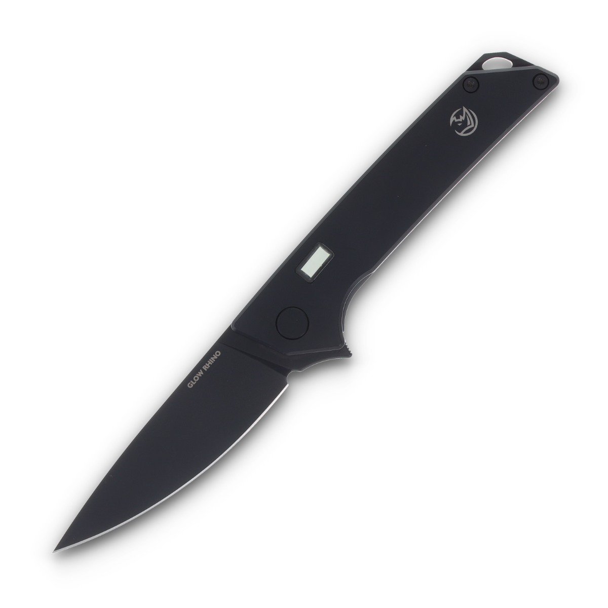 Glow Rhino Reactor Folding Knife Black PVD/Green Tritium KNIFE101TIPV View 1