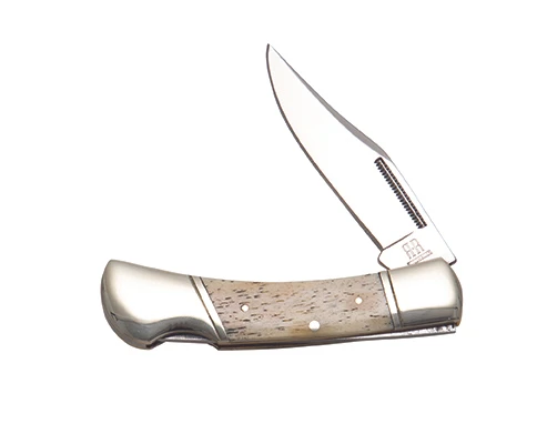 Rough Ryder White Smooth Bone Lockback RR192 View 1