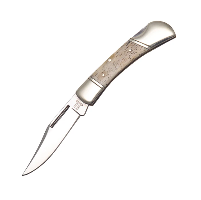 Rough Ryder White Smooth Bone Lockback RR192 View 2