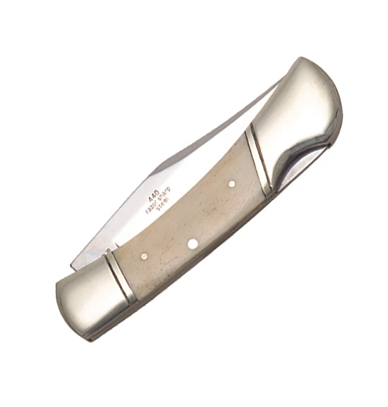 Rough Ryder White Smooth Bone Lockback RR192 View 5