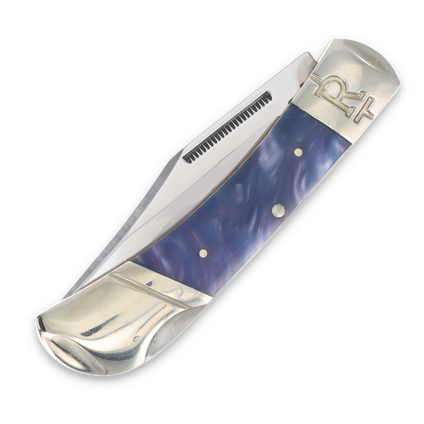 Rough Ryder Small Lockback Folding Knife Purple Swirl RR2149 View 5