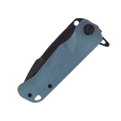 Medford Proxima Folding Knife Blade Show 2021 Exclusive PVD with Blue/Green Handles View 7