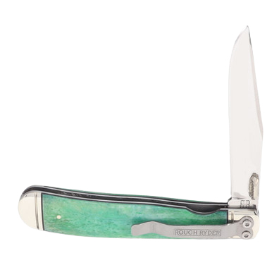 Rough Ryder Working Man Pocket Clip Linerlock Trapper View 4