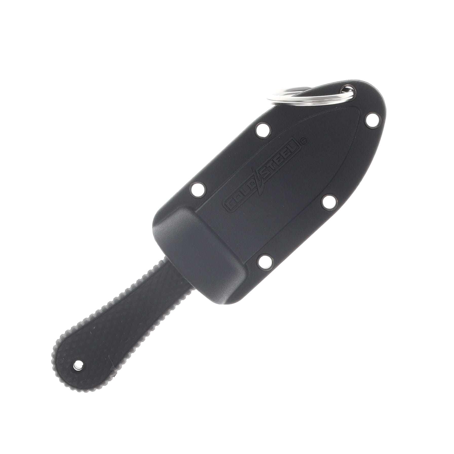 Cold Steel Super Edge Neck Knife 2in Satin Part Serrated Spear Point Blade CS42SS View 4