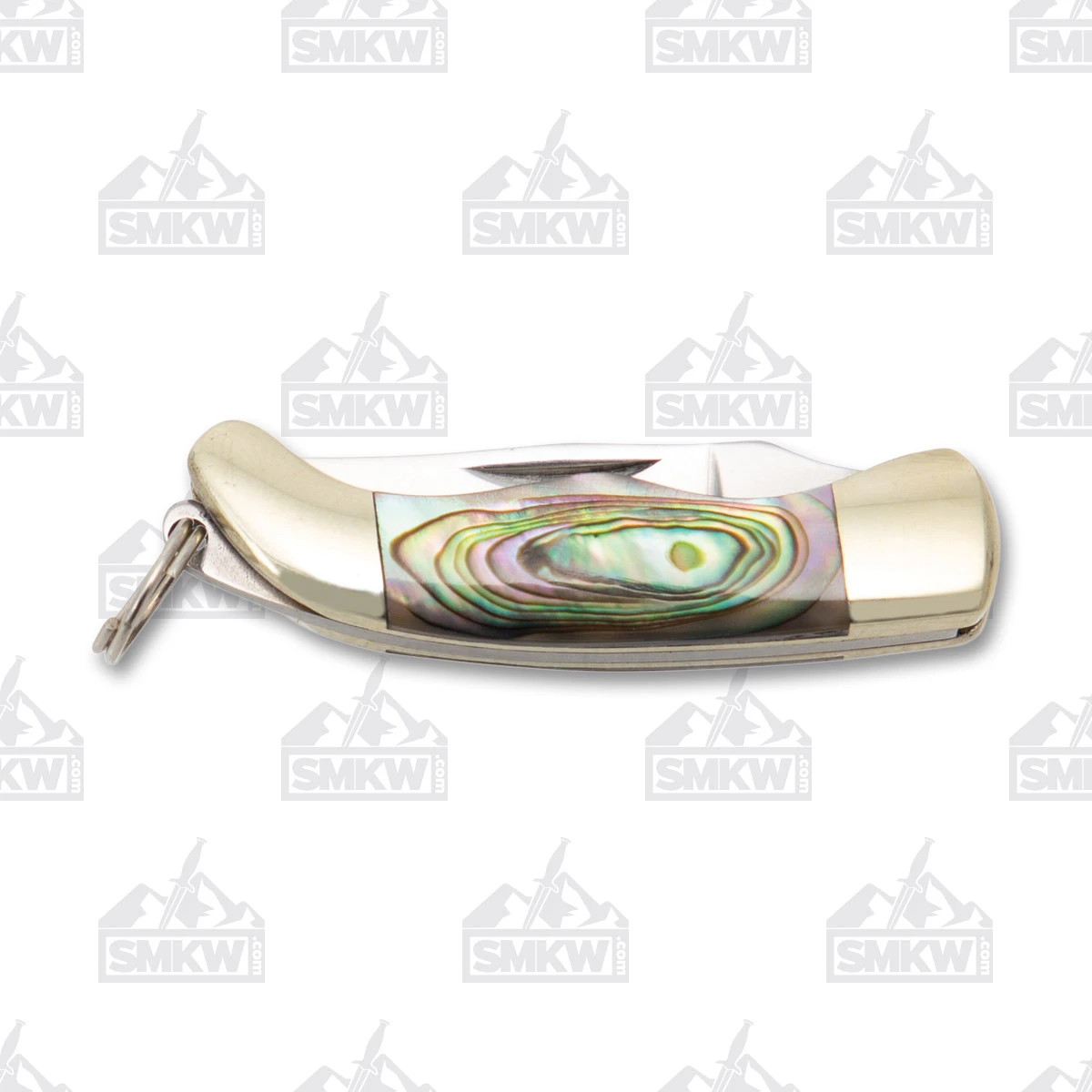 Rough Ryder Tiny Folding Hunter (Mid, Genuine Abalone) RR175 View 3