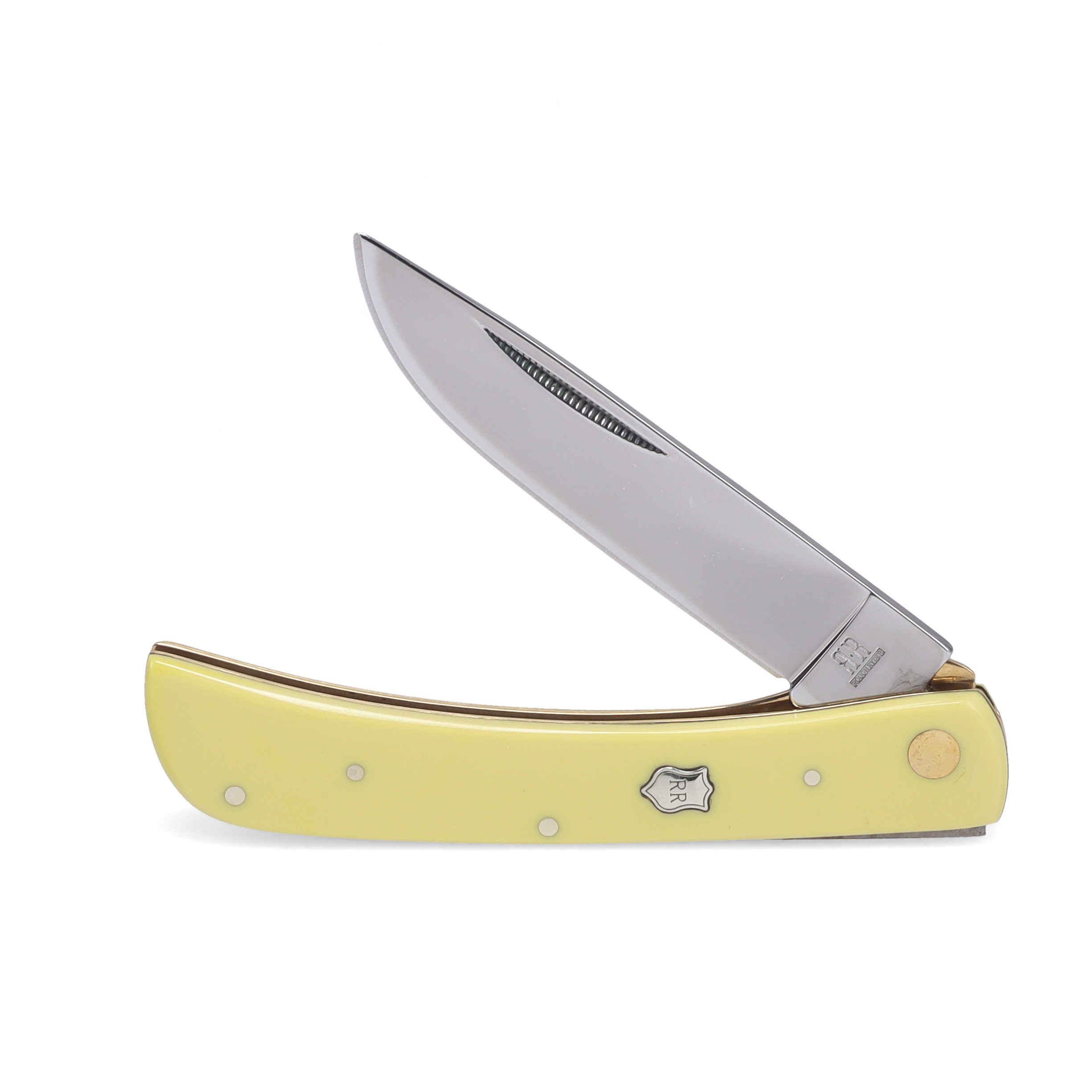 Rough Ryder Large Yellow Synthetic Work Knife RR817 View 3