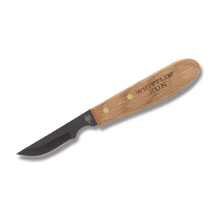 Old Forge Wood Whittling Fixed 3.25 Inch Drop Point Blade OF001 View 1