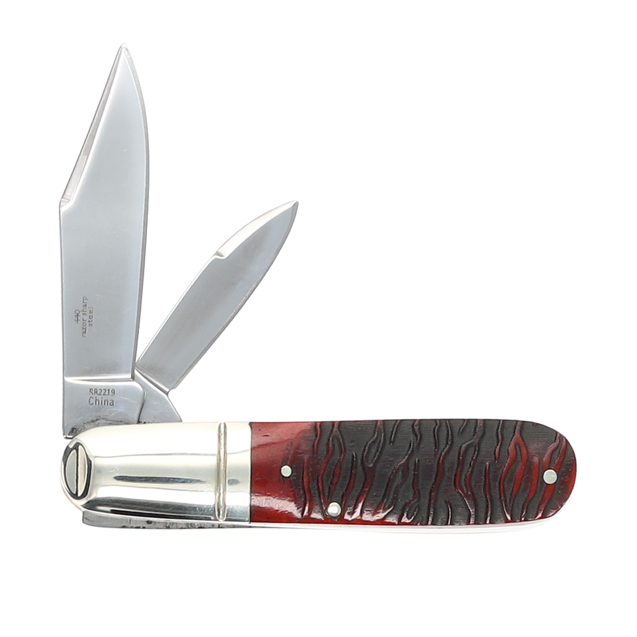 Rough Ryder Tiger Stripe Barlow Folding Knife RR2219 View 2