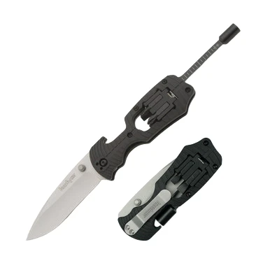 Kershaw Select Fire Folding Knife 3.4in Plain Edge GFN Multitool View 1