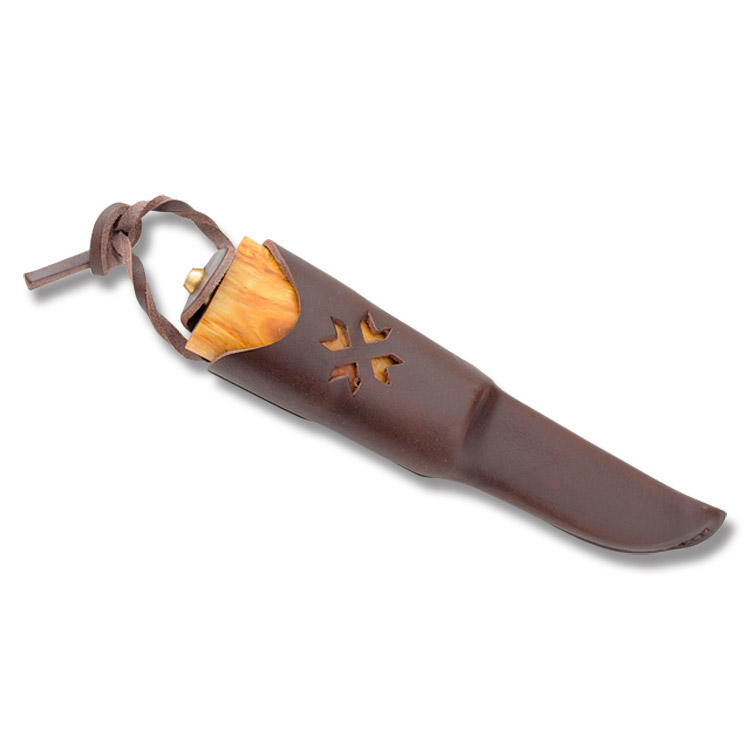 Helle Nying Curly Birch Fixed Knife HF55 View 2