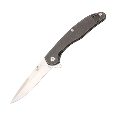 Bear & Son Rancor VIII Folding Knife Stonewash BRMC800TIS View 2