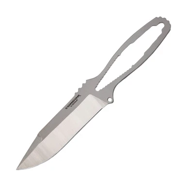 Condor Tool and Knife Biker's Knife Fixed Blade 4.8in Bead Blasted Clip Point View 4