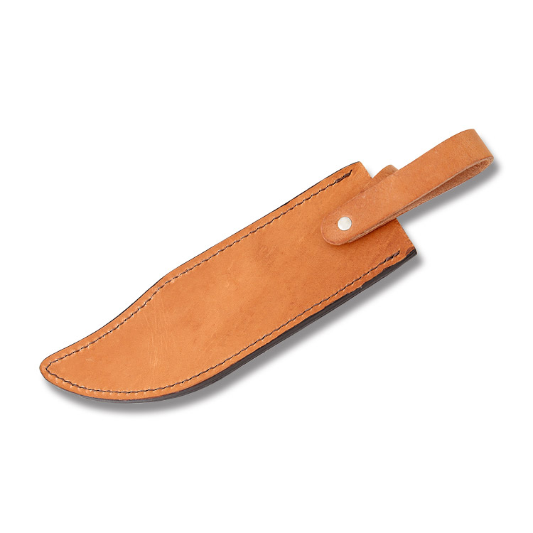 Bear & Son Bowie Knife Stag Bone 7 Inch Plain Damascus Clip Point BR500D34 View 2