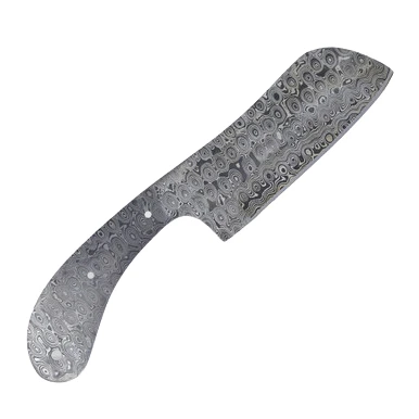 7.5 Inch Damascus Santoku Blade Blank BL157D View 2