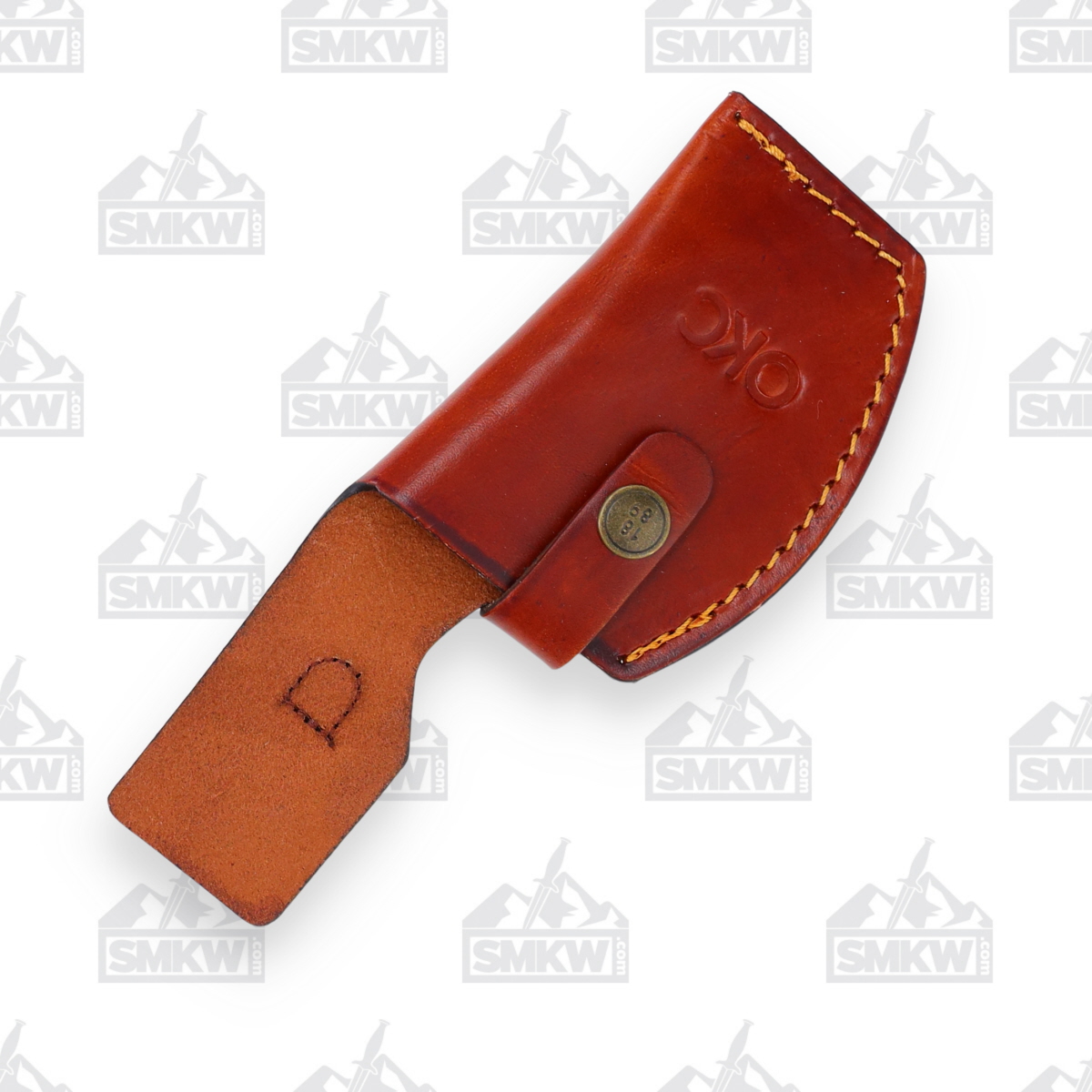 Ontario RAT 3 Fixed Blade Knife Big Belly Skinner Tan Micarta with Leather Sheath OKC8661 View 5