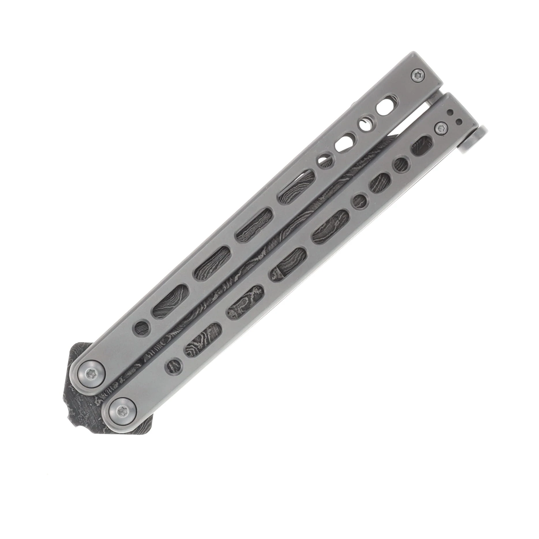 Bear & Son Bear Song VIII Balisong Damascus BRB820SSLD View 4