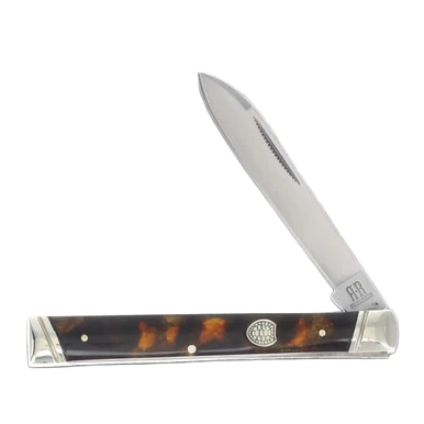 Rough Ryder Synthetic Tortoise Shell Doctor's Folding Knife RR2438 View 3