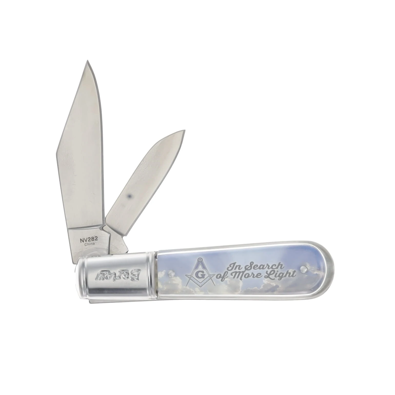 Novelty Knife Masonic Barlow Folding Knife NV282 View 2
