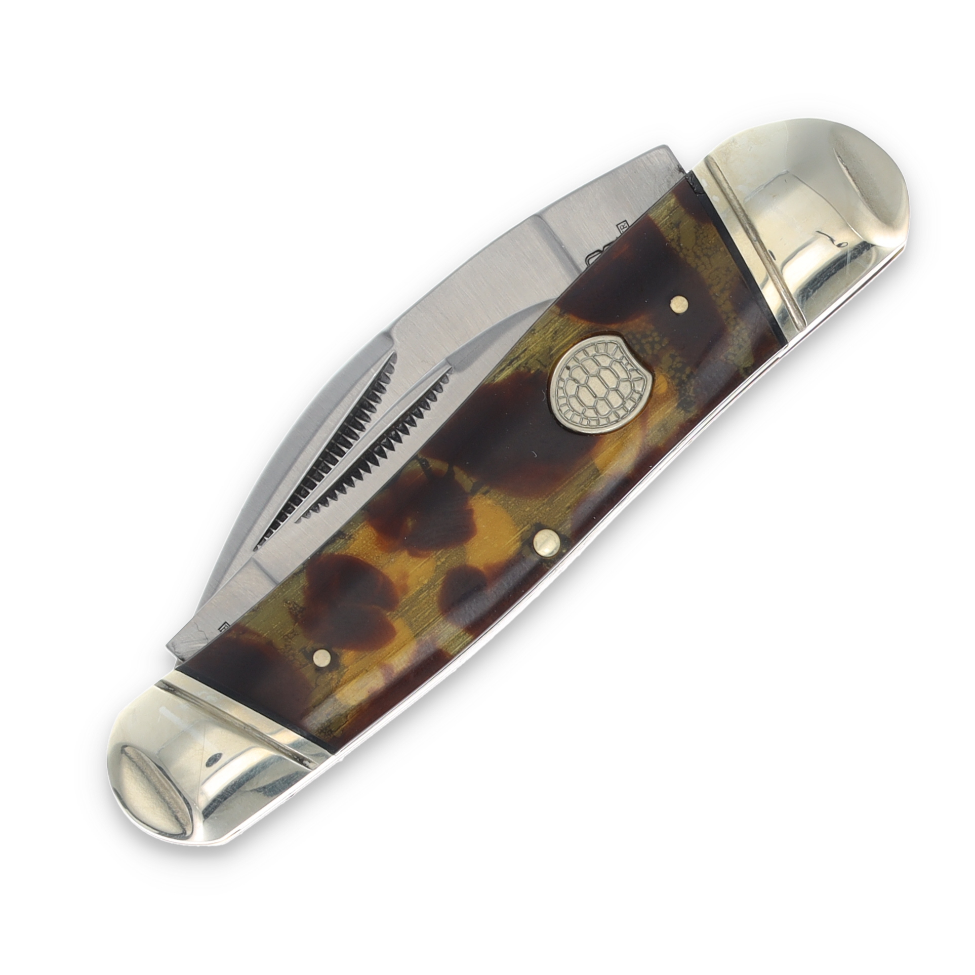 Rough Ryder Tortoise Shell Swayback Whittler Folding Knife RR2440 View 3