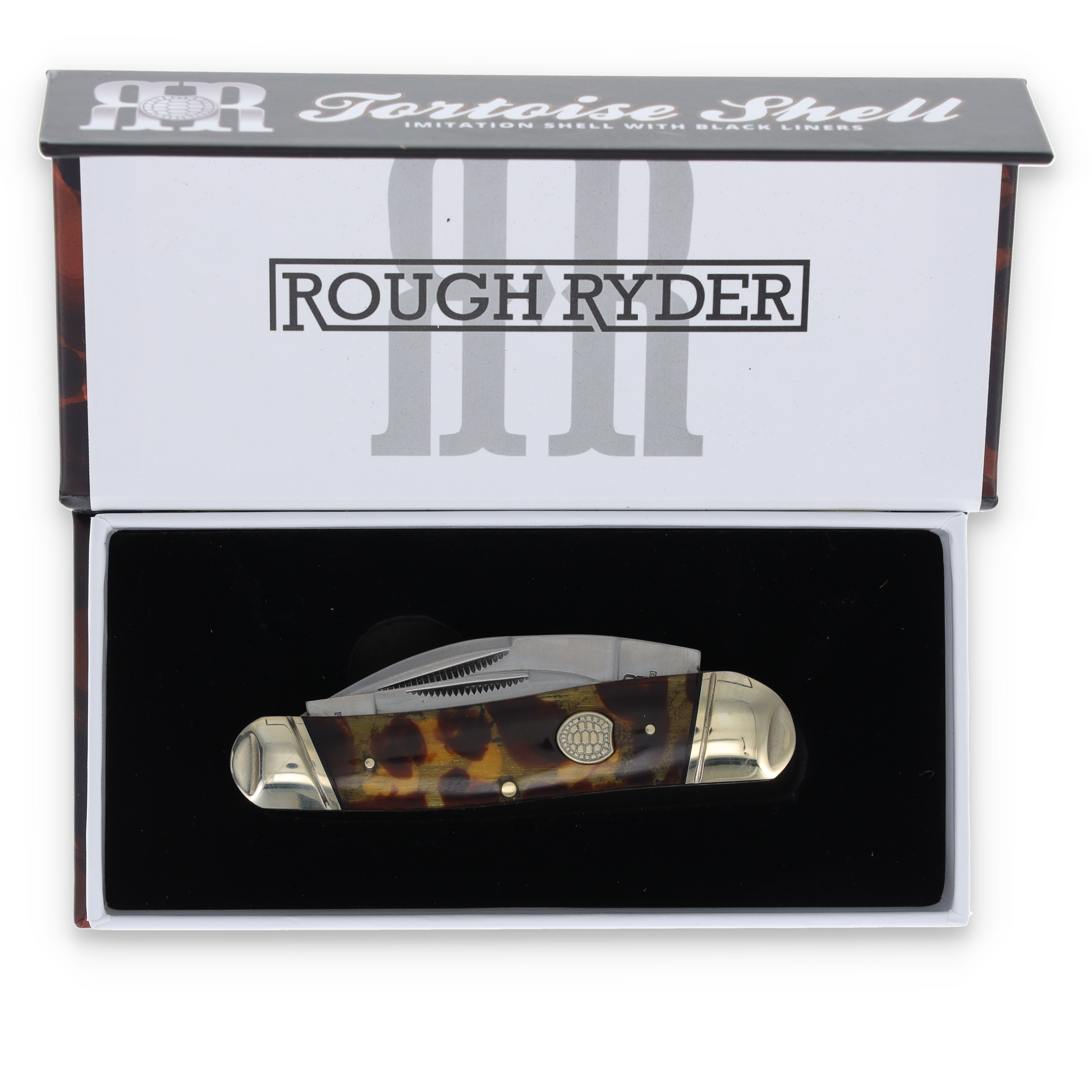 Rough Ryder Tortoise Shell Swayback Whittler Folding Knife RR2440 View 7
