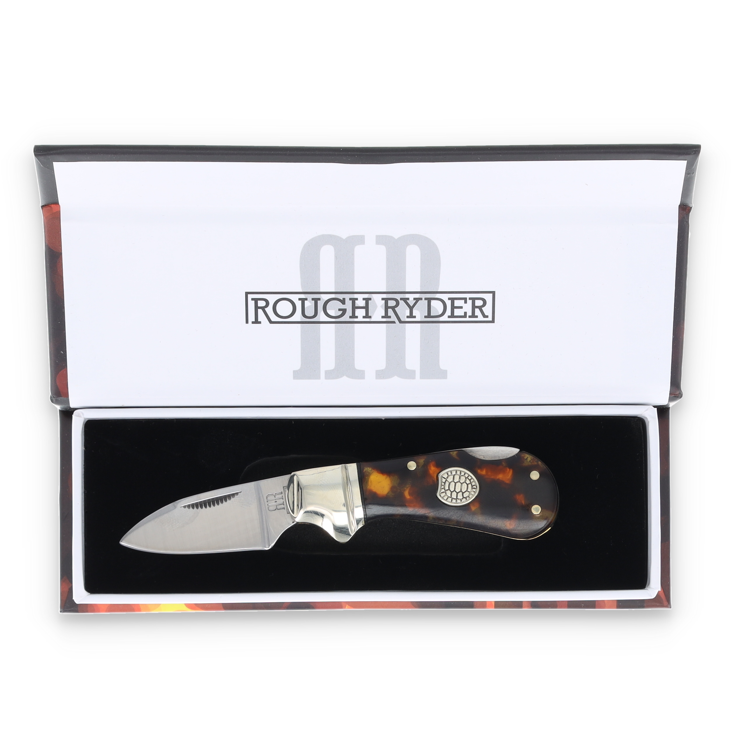 Rough Ryder Tortoise Shell Cub Lockback Folding Knife RR2441 View 10