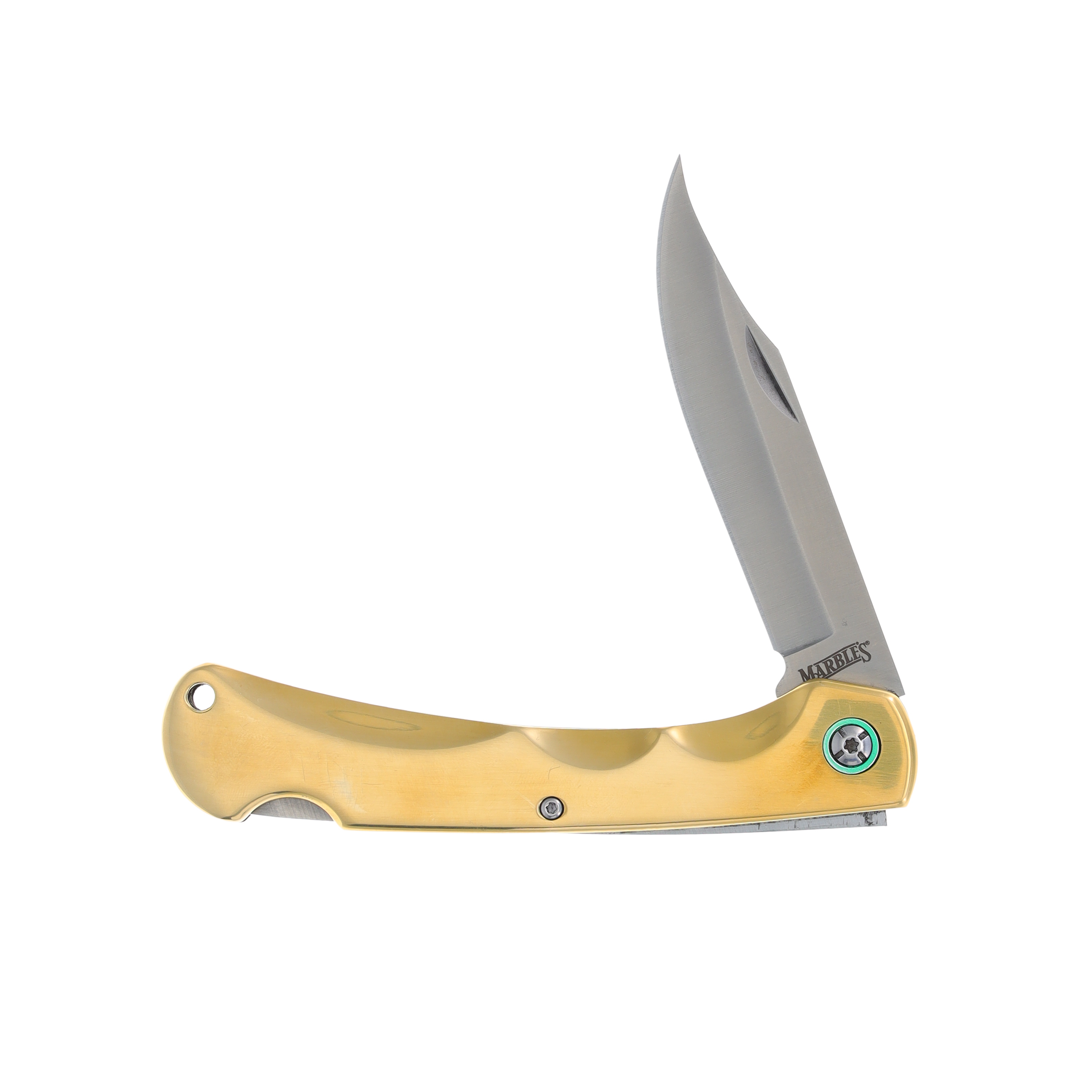 Marbles MR600 VG10 Lockback Folding Knife Brass MR600 View 3