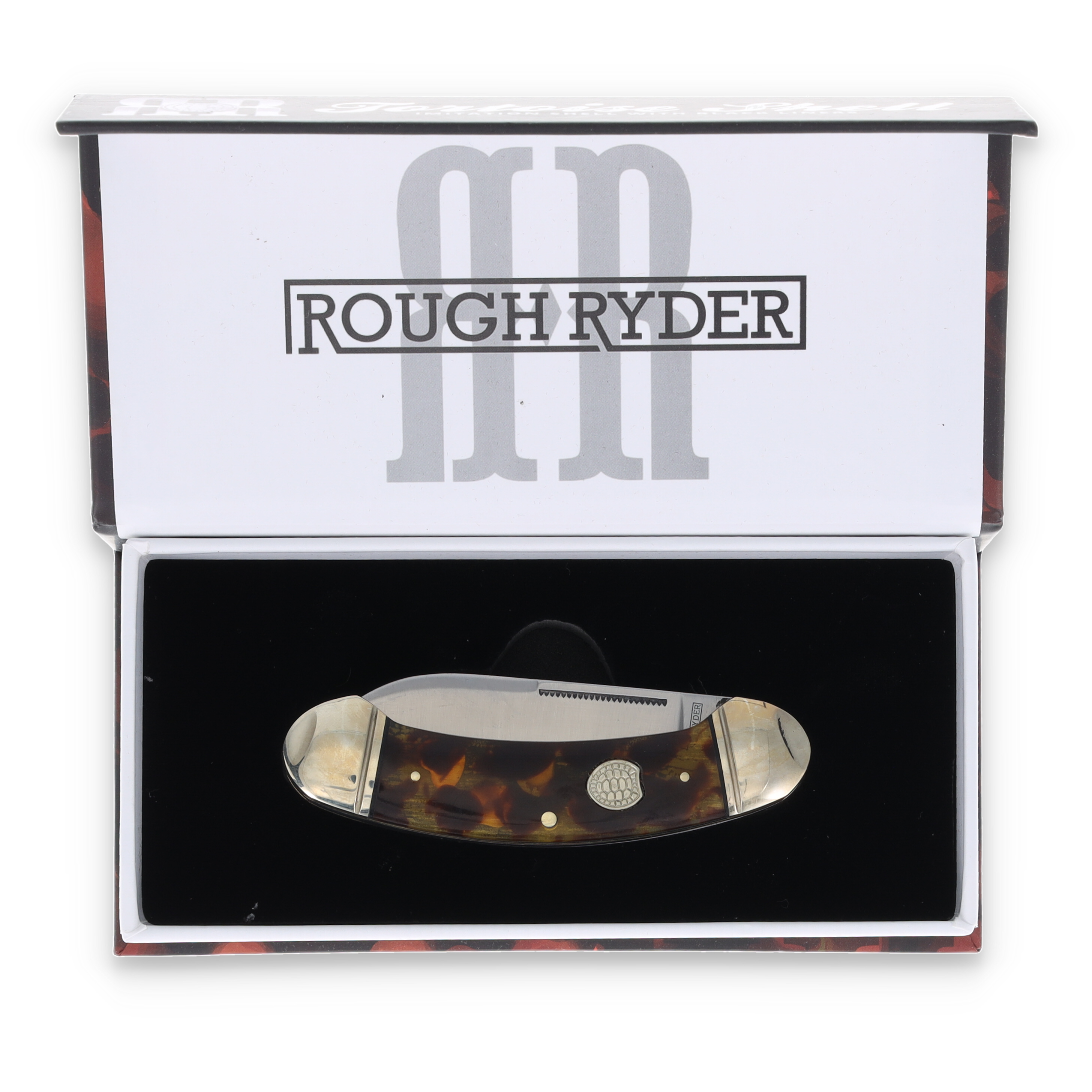 Rough Ryder Imitation Tortoise Shell Canoe Folding Knife RR2443 View 8